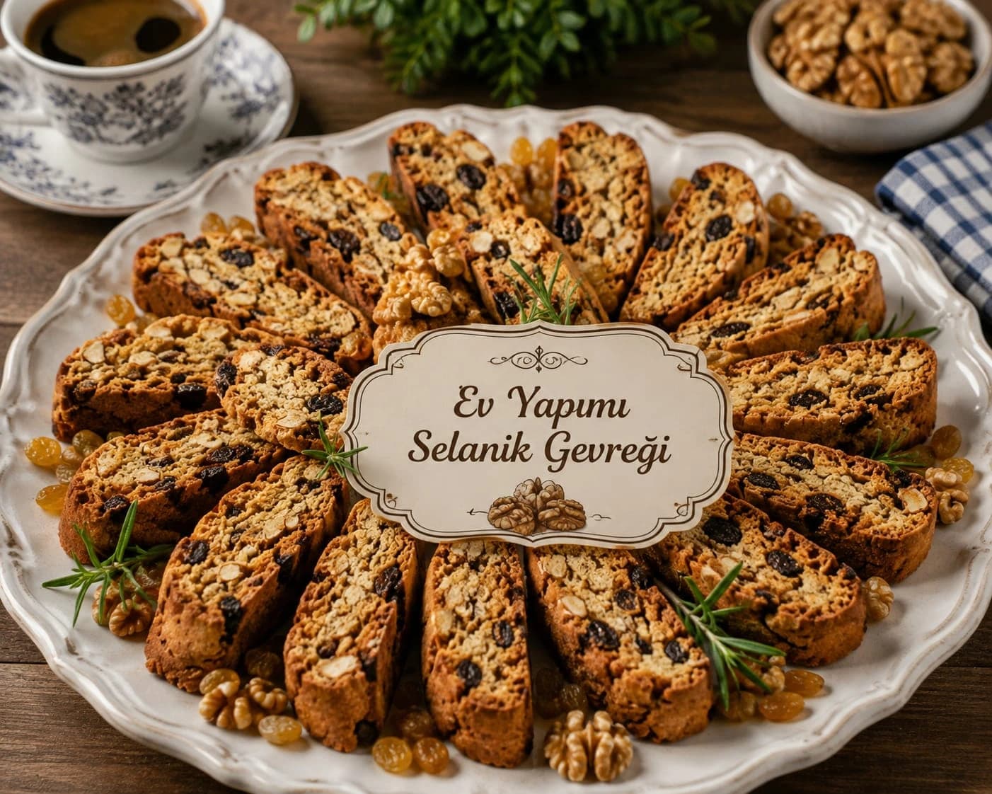 Selanik Gevreği catering sunumu