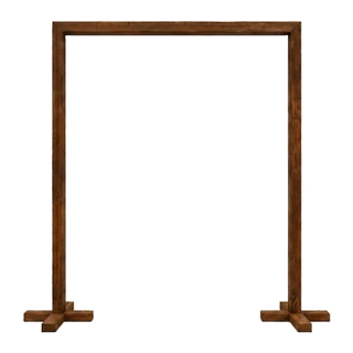 Ahşap Kare Tag - Ceviz 2×2 m
